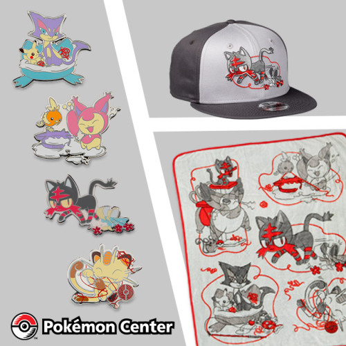 pokemon:The purrfect way to step up your Pokémon style! Litten and friends cause a whole bunc