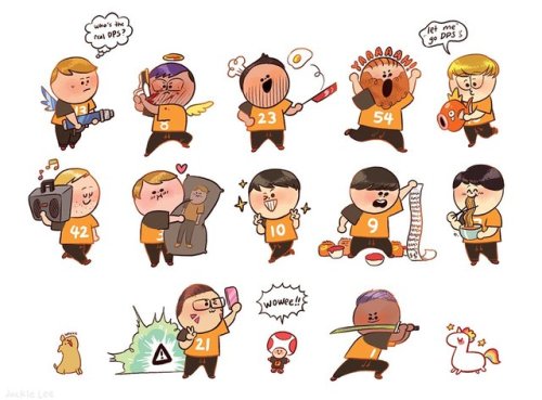itsjackielee: i drew a lot of philadelphia fusion the past couple months lmao uhh