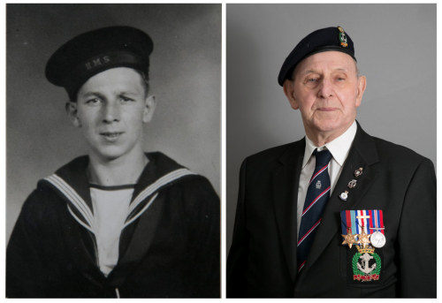 corsetmakersotherhalf: audreysparkle:   ed-pool:  Photos of Normandy Veterans, then and now via Buzzfeed   @khakicolonel   Proper hero’s 