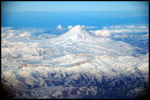 DamavandThis gorgeous, solitary mountain is known as Mount Damāvand. It is found in the Alborz Mount