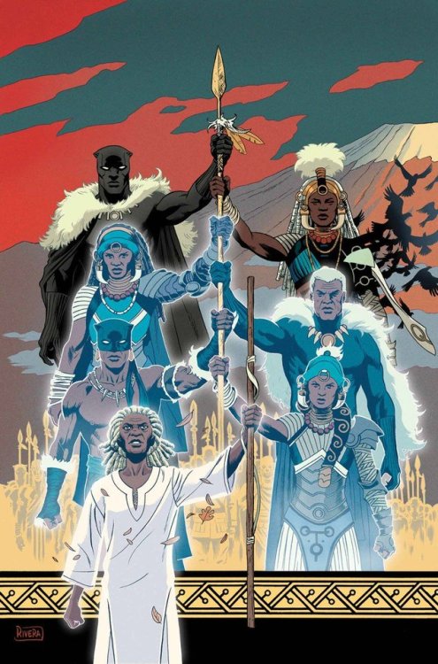superheroesincolor:  Black Panther covers by Paolo Rivera    //  Marvel Comics  Get the comics here  [Follow SuperheroesInColor faceb / instag / twitter / tumblr / pinterest]   Wakanda