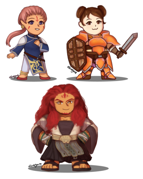 here’s some more lil chibis i did! but this time tellius