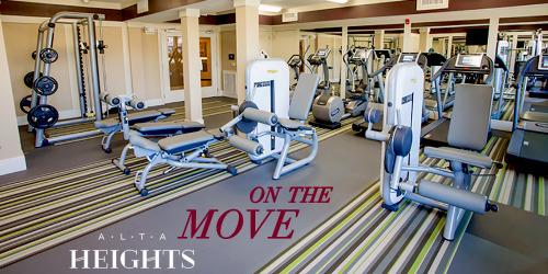 ‪#‎GetFit2016‬ Keep those fitness resolutions in motion at ‪Alta Heights Apartments’ state-of-the-ar