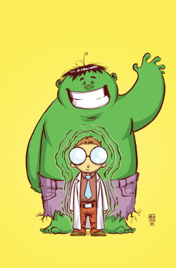 comicbookartwork:  BRUCE BANNER: THE INCREDIBLE HULK BY SKOTTIE YOUNG