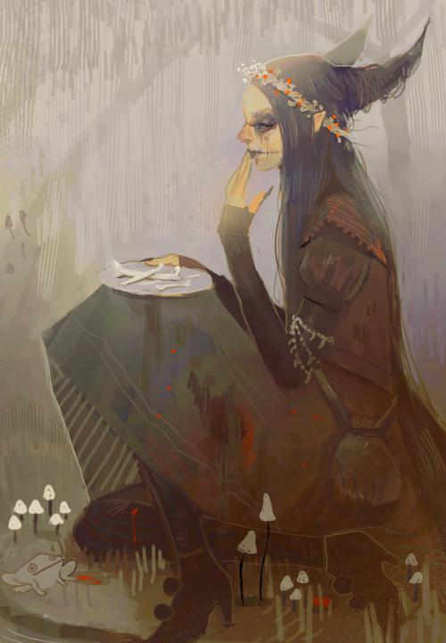 feverworm:  i would be a swamp witch that hides in a secluded swamp hovel 