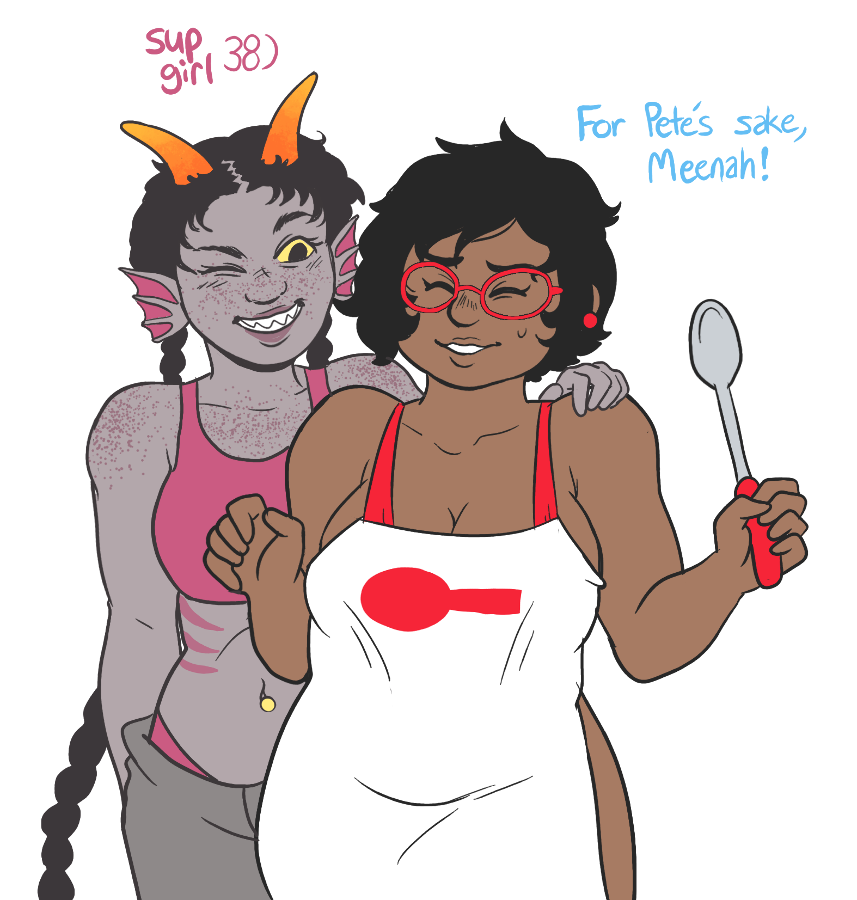 jane/meenah thing that ended up being mostly Cutesy