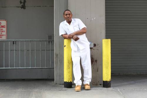 humansofnewyork:  “I separate and fold the linen.”“How’d you get that job?”“Prayed for it.”  This man understands.  Having a job is a blessing.