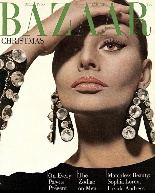 curtidas
Sophia Loren on the December 1965 cover of US Harper's Bazaar💐💐💐
Via @thereal60sbazaar on Instagram💐