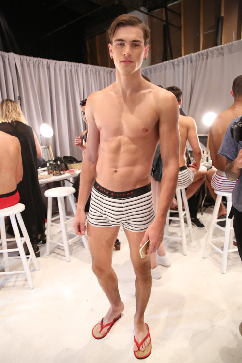 christos:David Howland by Rob Kim – Backstage at Parke & Ronen SS17