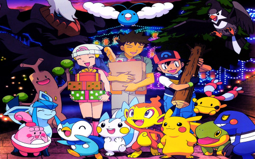 pokemon-global-academy:Happy Holidays! Some Christmas Wallpaper