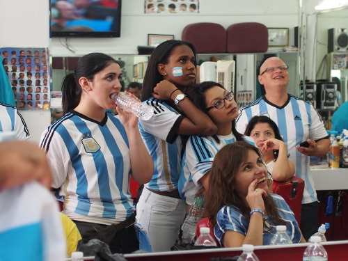 World Cup 2014. Argentina 0 - Germany 1 13 July 2014, 3:00 pm. Rio Plata Bakery, Elmhurst
“Few things happen in Latin America that do not have some direct or indirect relation with soccer. Whether it’s something we celebrate together, or a shipwreck...