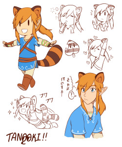 kitsune23star:  Tanooki Ponytail Link because