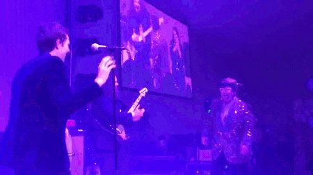 let-me-be-your-comet: The Killers perform “Daniel” with Elton John, EJAF Oscars Par