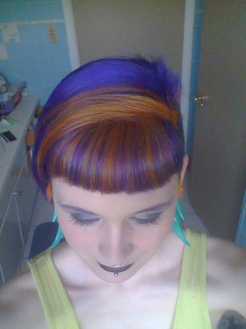 New hair color! Thanks to my wonderful boss C: