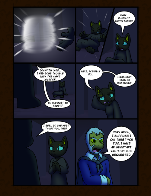 New Reign pg 12 So this is who Haqet wanted to see? He has a familiar face&hellip;. _/_/_/_/_/_/_/_/