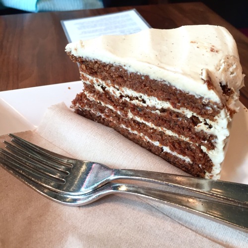 Vegan carrot cake @ Fresh, Toronto.