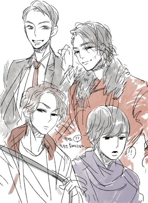 kamen riders doodles from twitter (+wizard genderbend)