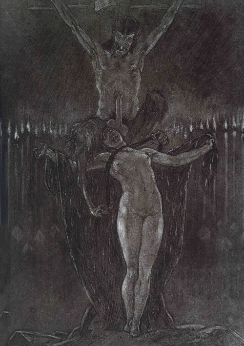 1910-again:  Felicien Rops, The Agony (from porn pictures