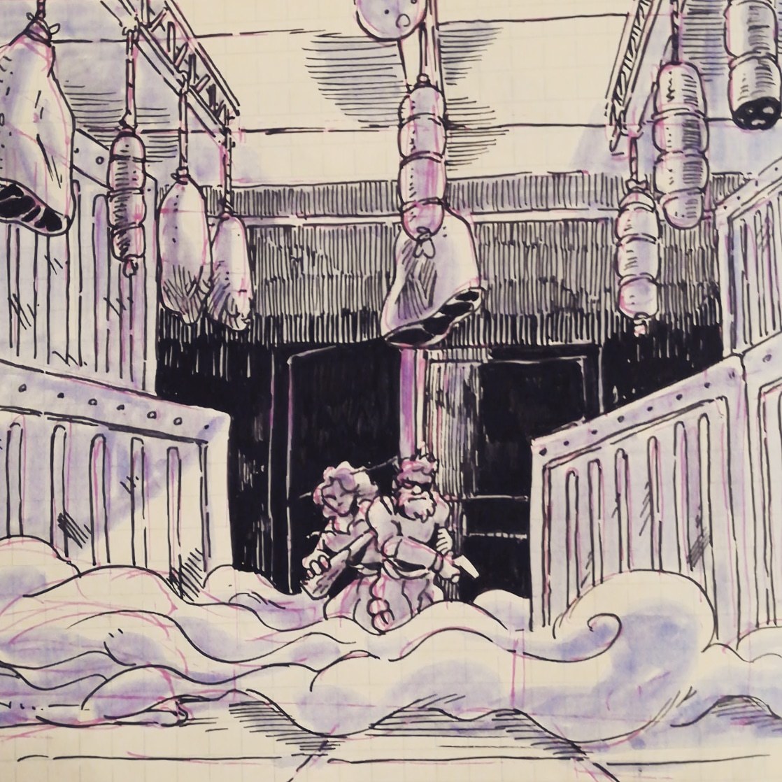 doubleicebackfire: Inktober 2018 final part : the end of Mozzabase feat. ItalodiscoMantis,