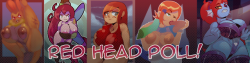 Ok, Running The First Legit Poll On Patreon For Red Heads Drawn This Month. Our Choices