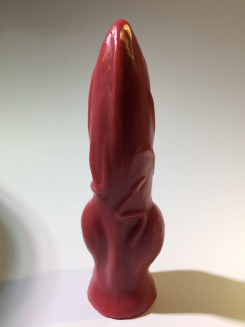 Alpha Wolf Knotted Dildo with wide base