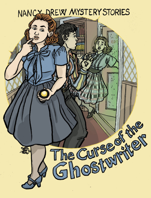 Did some Nancy Drew art for my patrons this past month! I love a good mystery, and my mom’s collecti