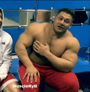 muscleryb: Denis Bazhanov Sensitive Nipples 