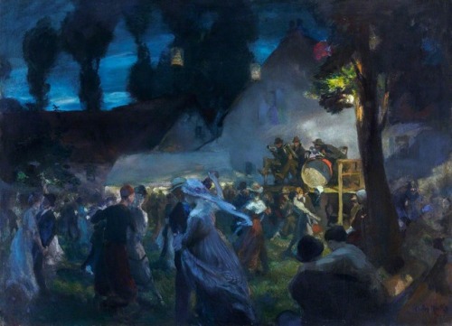 Charles Hodge Mackie - La danse du village - 1918High resolution: goo.gl/PcQGds