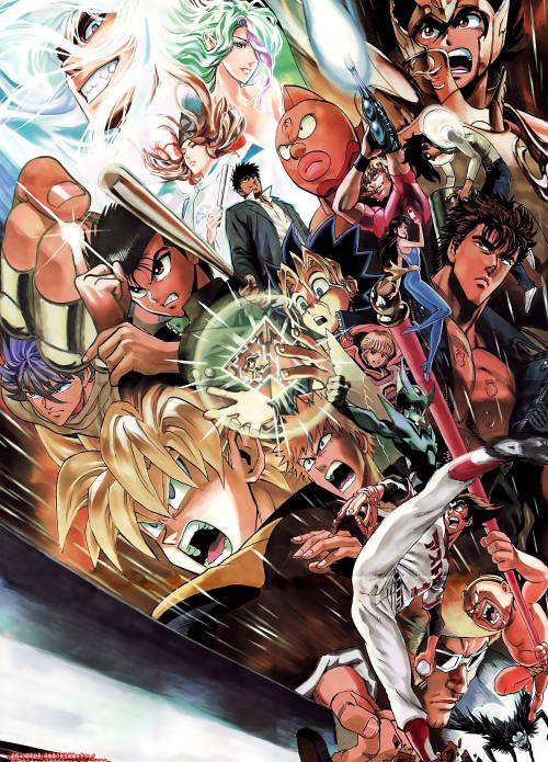 as-warm-as-choco:  Illustrations by Yuusuke Murata (One Punch Man, Eyeshield 21) for Shonen JUMP, Capcom and Marvel.