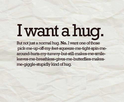 Do&rsquo;t you want one of these hugs..
