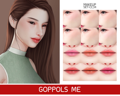 GPME-GOLD MAKEUP SET CC34DownloadHQ mod compatibleAccess to Exclusive GOPPOLSME Patreon onlyThank fo
