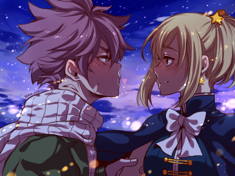 yenho:  Natsu asking for a kiss! V///V YenHo 2017