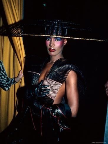 dreams-in-blk:There was a period in the late 1970s and early 1980s when gimlet-eyed Grace Jones was so pretty it was almost painful. Playlist: This Is Grace Jones