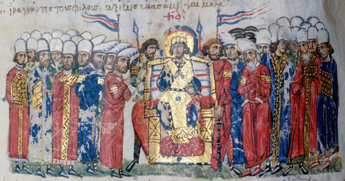 lokavinr: Images of the Varangian Guard as pictured in the Skylitzis Chronicle “The only survi