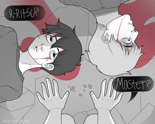 ask-shigeo:”It’s scary, sometimes.”