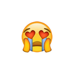 eres-hipnotizante:  Emoji: Lover crying.