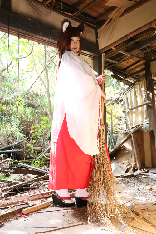 Cute Cosplay GIrl Higurashi Rin (Kitsune-Chan 3) 1-7