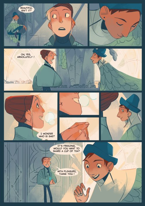 I made a short comic for @collectifhave <= go check it out ! Thoses are pages 2 and 3 about meeti