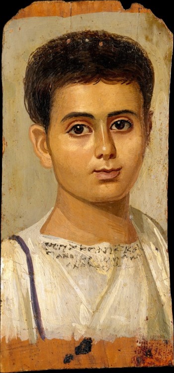 classicalmonuments:The Ancient faces of the Fayum mummy portraitsEgyptMummy portraits or Fayum mummy