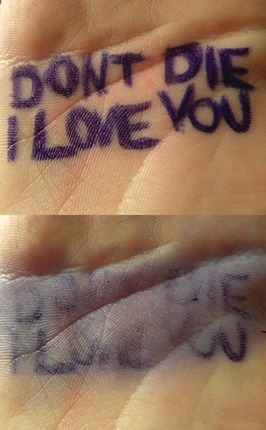 paintdeath:  “dont die, i love you” 