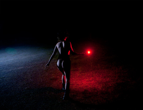 sufficientnaturexcursions:  that one time i ran around in the dark with a flare  with Noel Spir