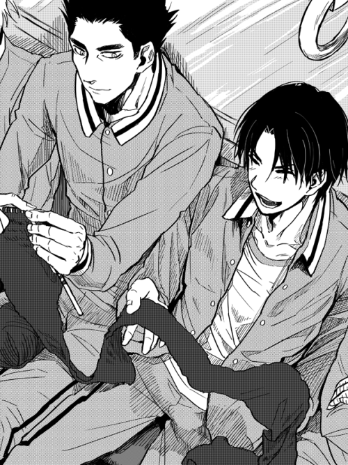 sekaiichiyaoi:  pixivarts:  id#39866678  source: 高尾和成の日常。 by なつみかん 