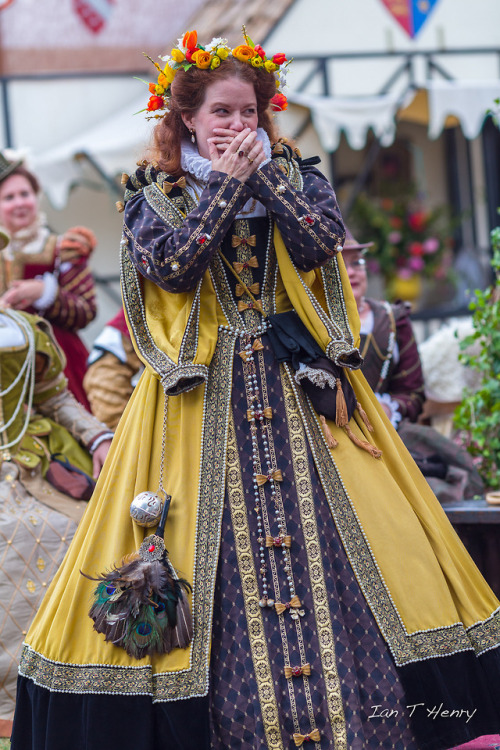 Elizabethan Yellow Gown (Southern Ren Faire, 2018) 