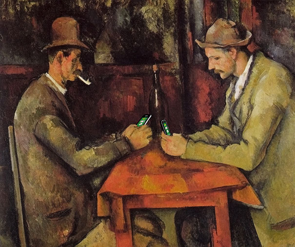 asylum-art-2:  Diego Velazquez,  Famous Paintings Updated With 21st-Century Gadgets