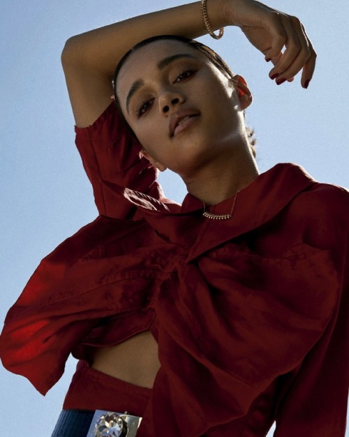 pocmodels: Mara Kasanpawiro by Ivan Gomez for Harper’s Bazaar España - May 2019