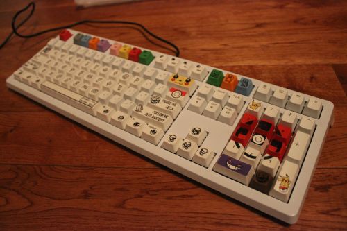 lwamfhmartiboxdotty9:The Ultimate Pokémon Mechanical Keyboard! See full album here