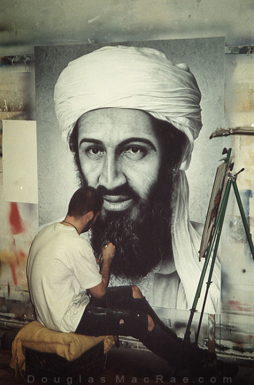 Look for my portrait I painted of Bin Laden in the 1000th anniversary issue of Esquire Magazine &cop