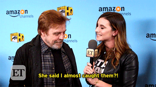 pussypoppinlikepopcorn: entertainmenttonight: Mark Hamill didn’t know how close he was to disc