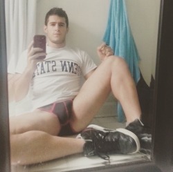 texasfratboy:  college jock underwear bulge!