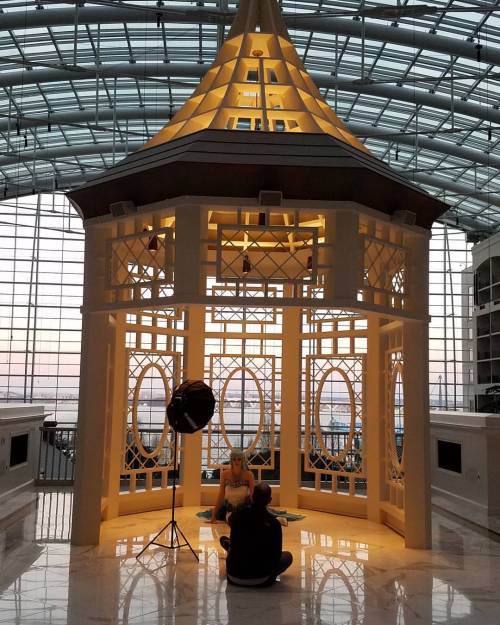 Gazebo at sunrise. #magfest #gazebo #sunrise #cosplay #cosplayphotography